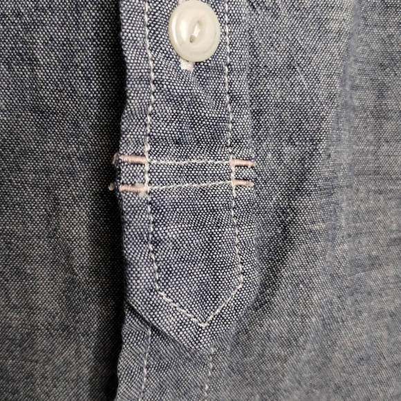 AllSaints SpitalFields Freestone Long Sleeve Shirt Men's Size Medium - Picture 3 of 8